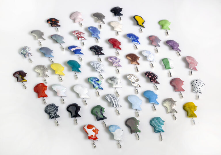 Camilla Luihn -
The Half-brother | 1-50
Pins, 2020, silver, copper, enamel, 50 ex.