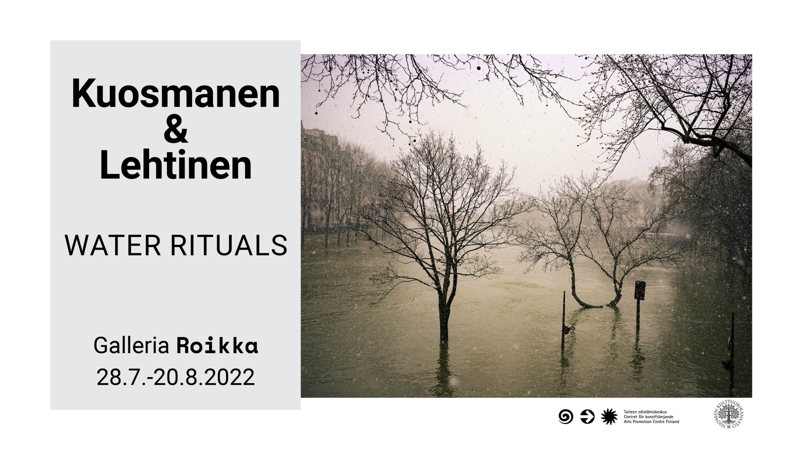 RIUTTA – Iiris-Lilja Kuosmanen ja Anniina Lehtinen — Water Rituals 28.7.–20.8.2022