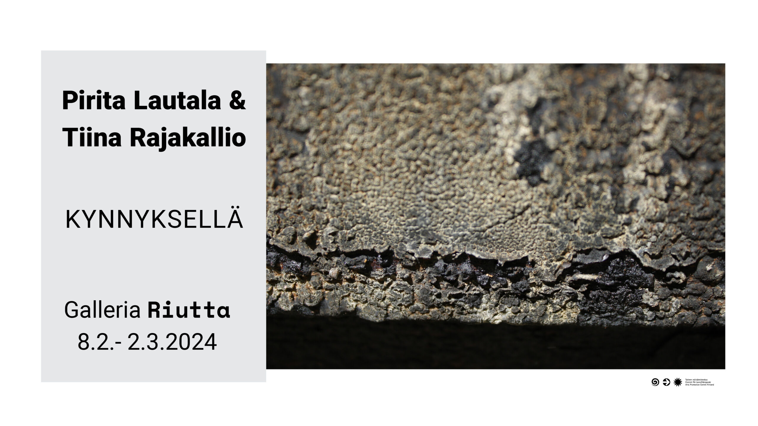 RIUTTA – Pirita Lautala & Tiina Rajakallio — Kynnyksellä 8.2.–2.3.2024